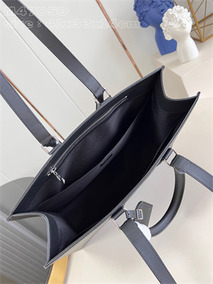 L.V Sac Plat 24H Monogram Eclipse coated canvas M47059