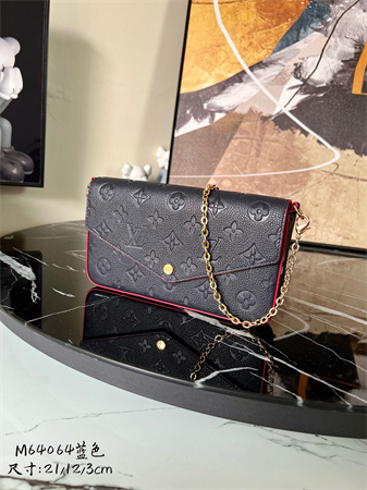 L.V  Felicie Pochette Monogram Emprenite Navy M64064