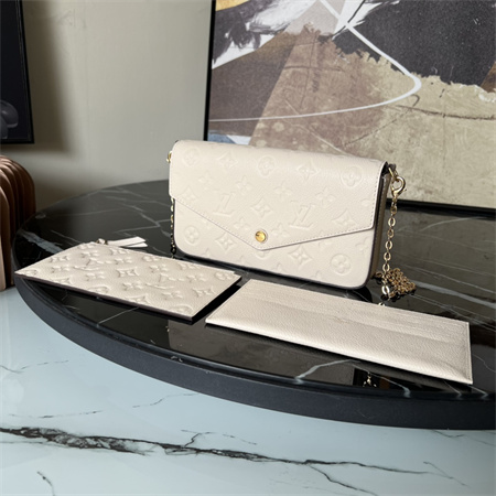 L.V  Felicie Pochette Monogram Emprenite Cream M64064
