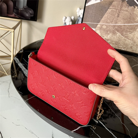 L.V Felicie Pochette Monogram Emprenite Red M64065