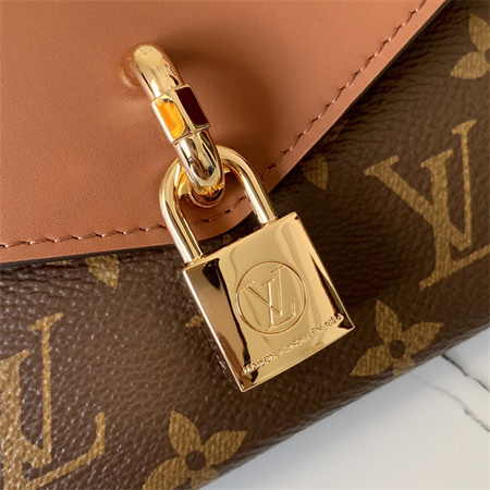 L.V Padlock On Strap Monogram Canvas Brown M80763