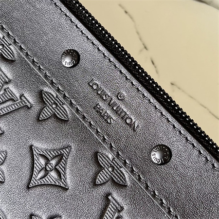 L.V Pochette To Go Monogram Shadow leather Black  M81570