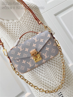 L.V POCHETTE MÉTIS EAST WEST Monogram coated canvas Parisian M12429