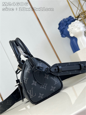 L.V SPEEDY BANDOULIÈRE 18 Monogram Eclipse M24606