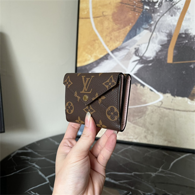 L.V Celeste Wallet Monogram Canvas Rose Ballerine Pink M81665