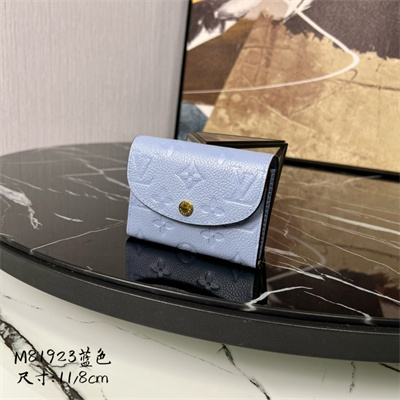 L.V Rosalie Coin Purse Monogram Empreinte Blue M81923