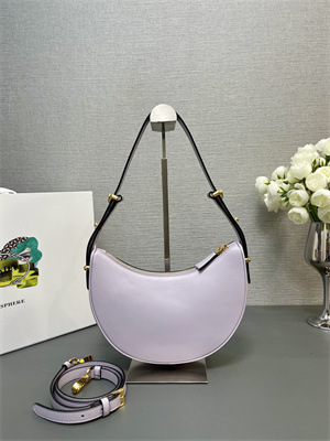 Pra*a arqué leather shoulder bag lilac color 1bc194