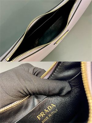 Pra*a arqué leather shoulder bag lilac color 1bc194