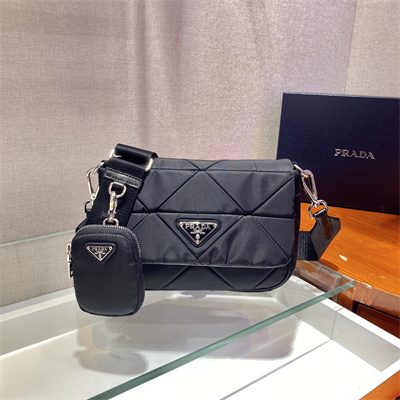 Pra*a re-nylon shoulder bag black 1bd292