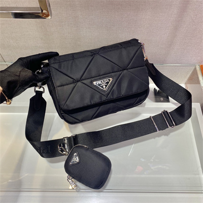 Pra*a re-nylon shoulder bag black 1bd292