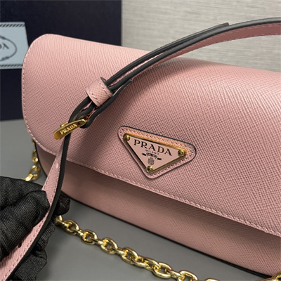 Pra*a saffiano leather mini-bag pink color 1bd356