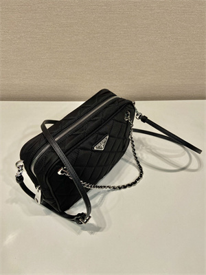 Pra*a small vintage re-nylon shoulder bag black 1bd642