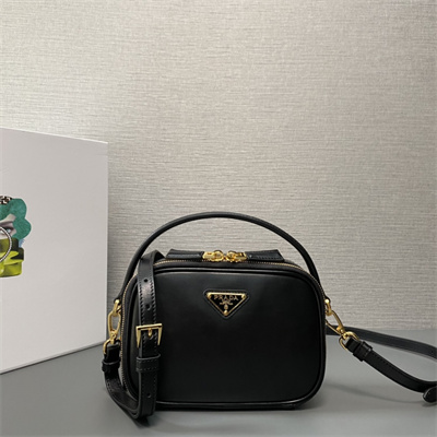 Pra*a odette leather mini-bag black color 1bh203