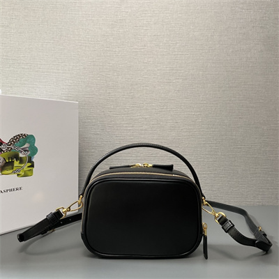 Pra*a odette leather mini-bag black color 1bh203