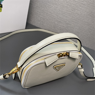 Pra*a odette leather mini-bag white color 1bh203