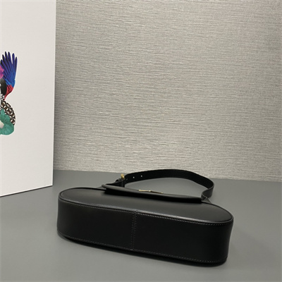 Pra*a small leather shoulder bag black 1bd358