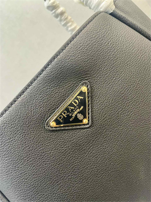 Pra*a leather mini tote bag black 1bg539