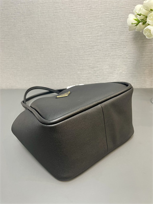 Pra*a leather mini tote bag black 1bg539