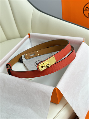 H**mes kelly 18 belt epsom leather gold hardware watermelon red
