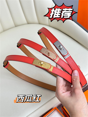 H**mes kelly 18 belt epsom leather gold hardware watermelon red