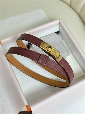 H**mes kelly 18 belt epsom leather gold hardware burgundy