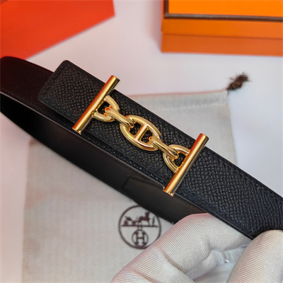 H**mes lagune belt buckle & herm??s sur mer reversible epsom leather strap gold hardware strap 25mm black