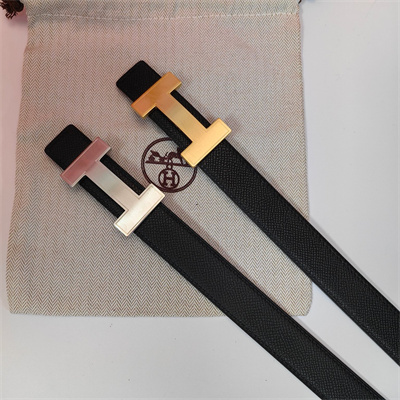 H**mes h belt buckle & reversible  epsom leather strap 25 mm silver hardware black