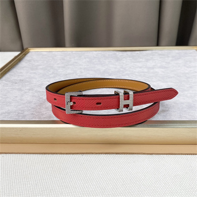 H**mes pop h guillochee 15 belt 15mm cowhide red