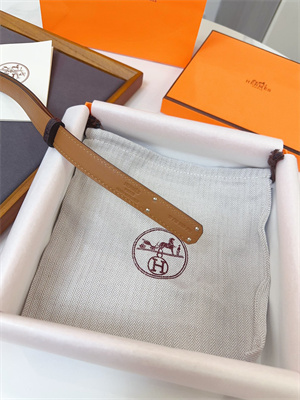 H**mes kelly 18 belt cowhide leather gold hardware burgundy/brown