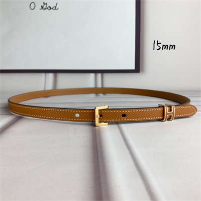 H**mes pop h 15 belt empsom leather brown