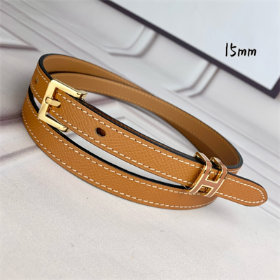 H**mes pop h 15 belt empsom leather brown