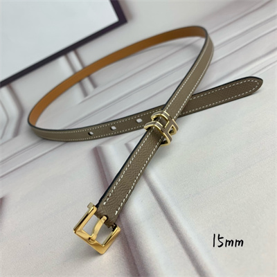 H**mes pop h 15 belt empsom leather etoupe/brown