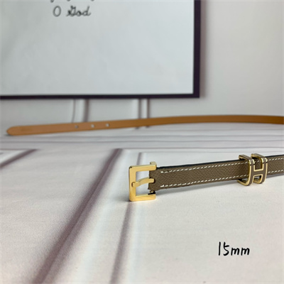 H**mes pop h 15 belt empsom leather etoupe/brown