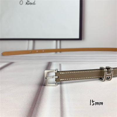 H**mes pop h 15 belt empsom leather etoupe/brown