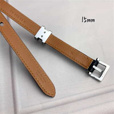 H**mes pop h 15 belt empsom leather etoupe/brown