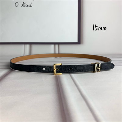H**mes pop h 15 belt empsom leather black/brown