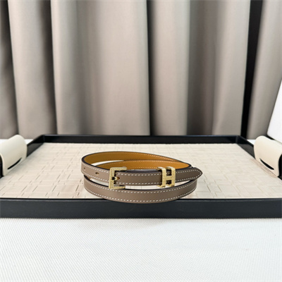 H**mes pop h guillochee 15 belt cowhide gold tone hardware etoupe/brown