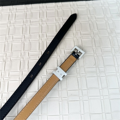 H**mes pop h guillochee 15 belt cowhide silver tone hardware black/brown