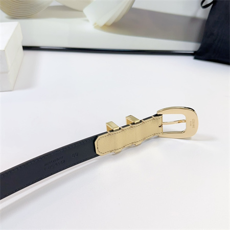 Ce**e belt 25mm calfskin in gold color