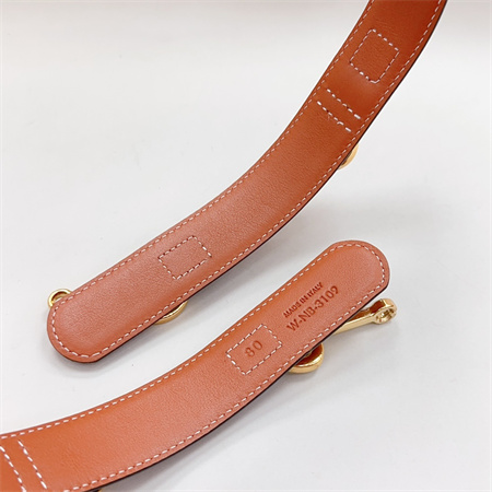 Ce**e belt 30mm in calfskin gold tone buckle brown