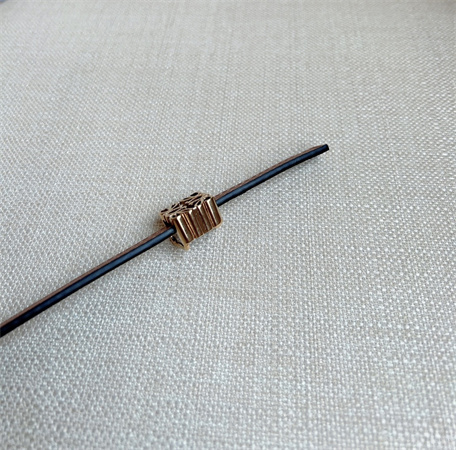 L0ew* belt in calfskin 10mm gold hardware brown/black