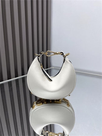 F**digraphy nano leather bag white