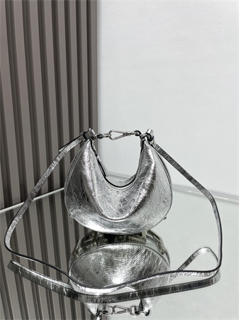 F**digraphy mini leather bag silver/silver