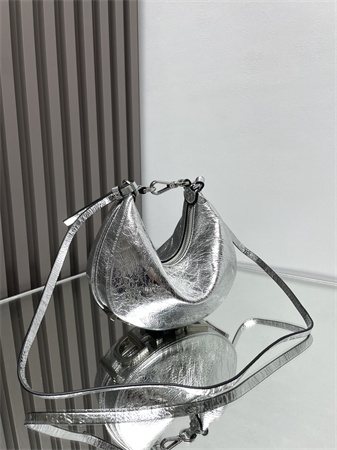 F**digraphy mini leather bag silver/silver