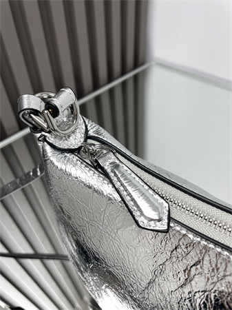 F**digraphy mini leather bag silver/silver