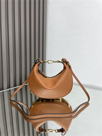 F**digraphy mini leather bag brown