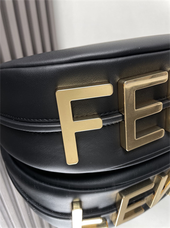 F**digraphy small leather bag black