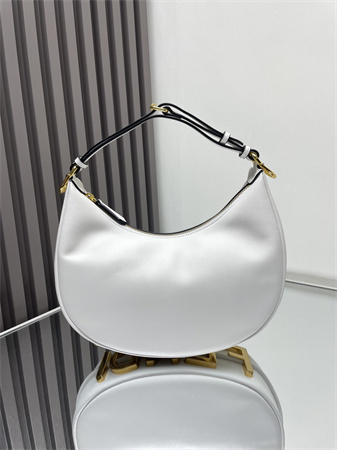 F**digraphy small leather bag white