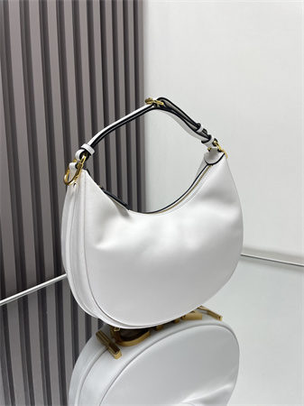 F**digraphy small leather bag white