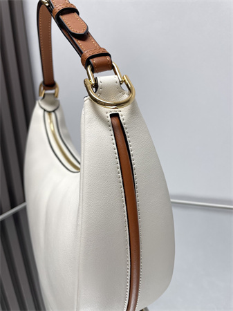 F**digraphy small leather bag white